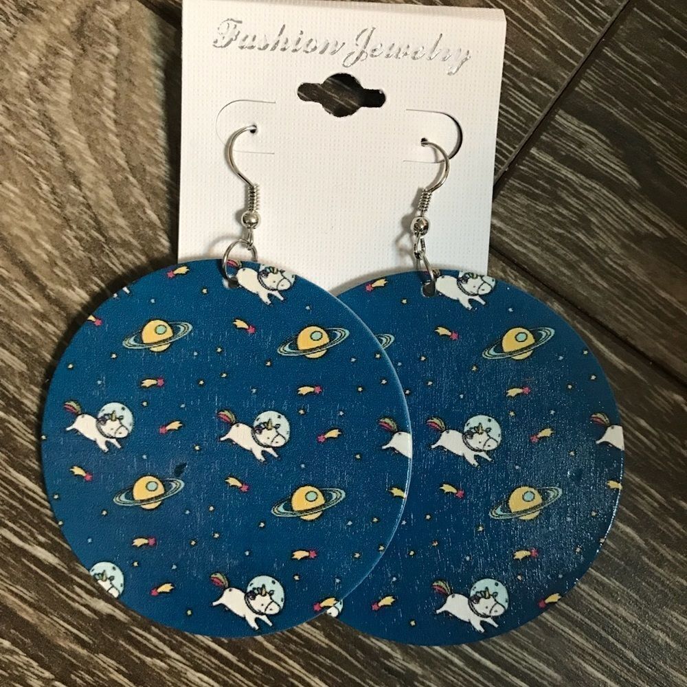 Cow jumped over the moon Earrings